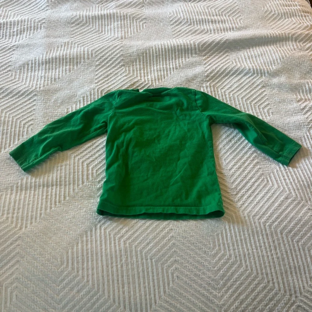 Carter's Green Long Sleeve Tee with St. Patrick’s‎ Day Design